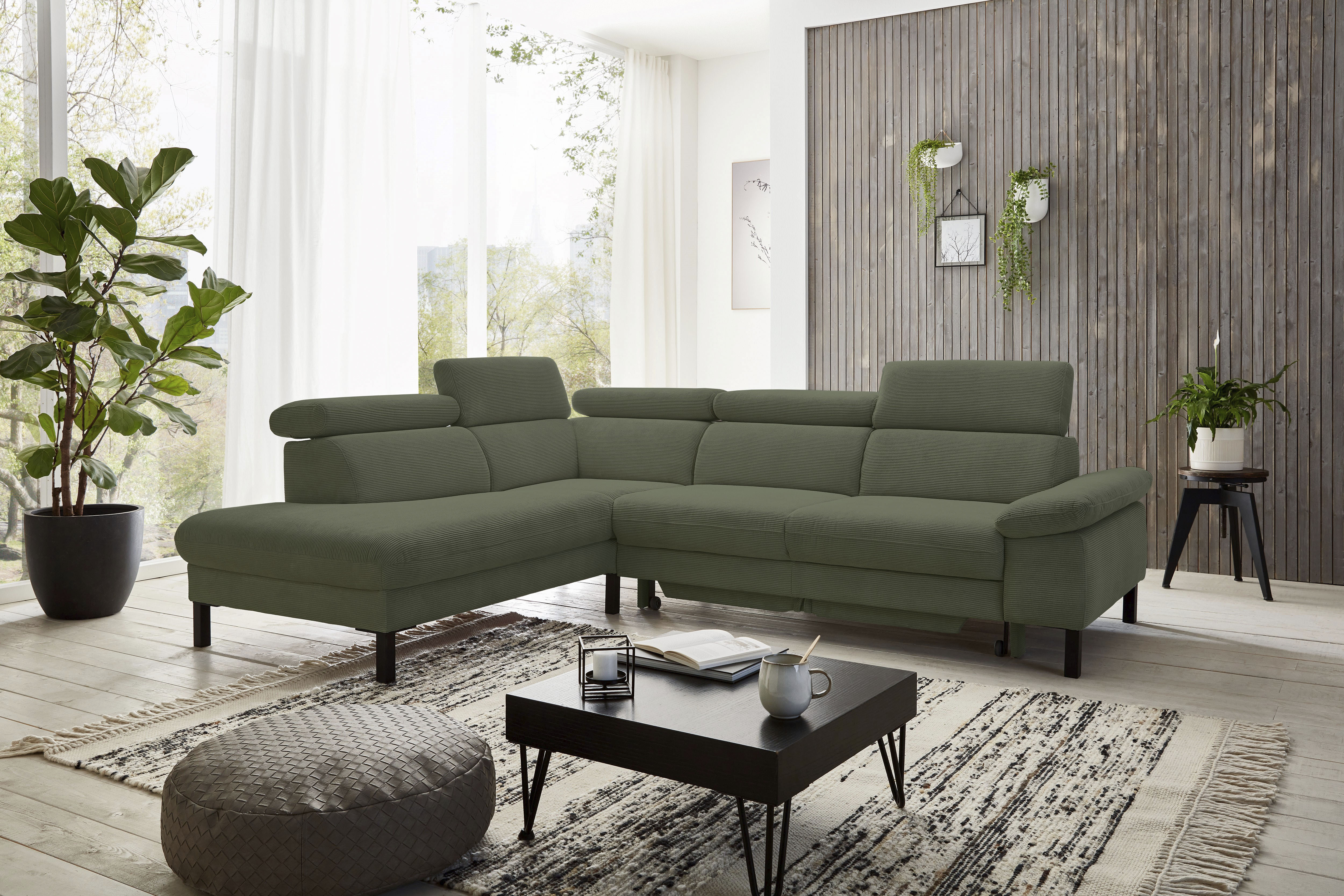Home affaire Ecksofa »Arnayon mit Querschläfer-Bettfunktion, Schlafsofa, gr günstig online kaufen