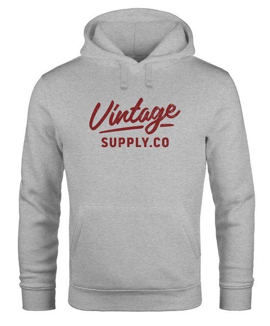 Hoodie Hoodie Herren Bedruckt Vintage Schriftzug Retro Design Kapuzenpullov günstig online kaufen