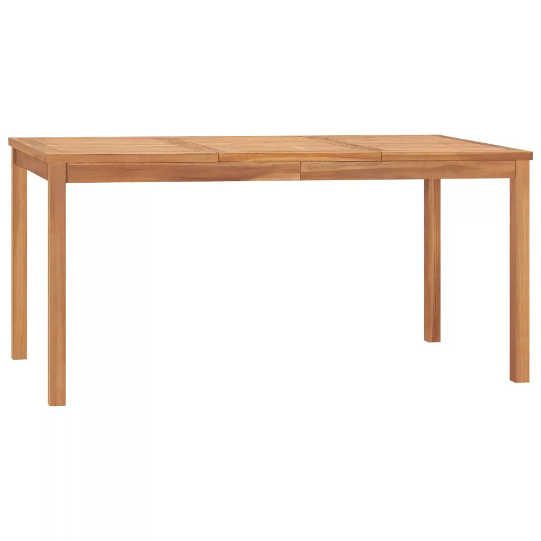 Garten-esstisch 160x80x77 Cm Teak Massivholz günstig online kaufen