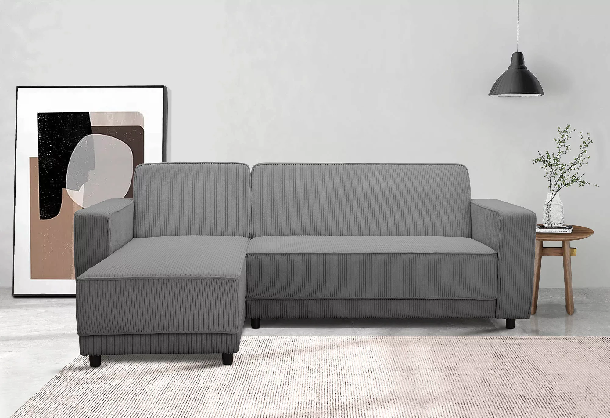 Dorel Home Ecksofa "Allie Schlafsofa 230 cm mit Relaxfunktion in der Rücken günstig online kaufen