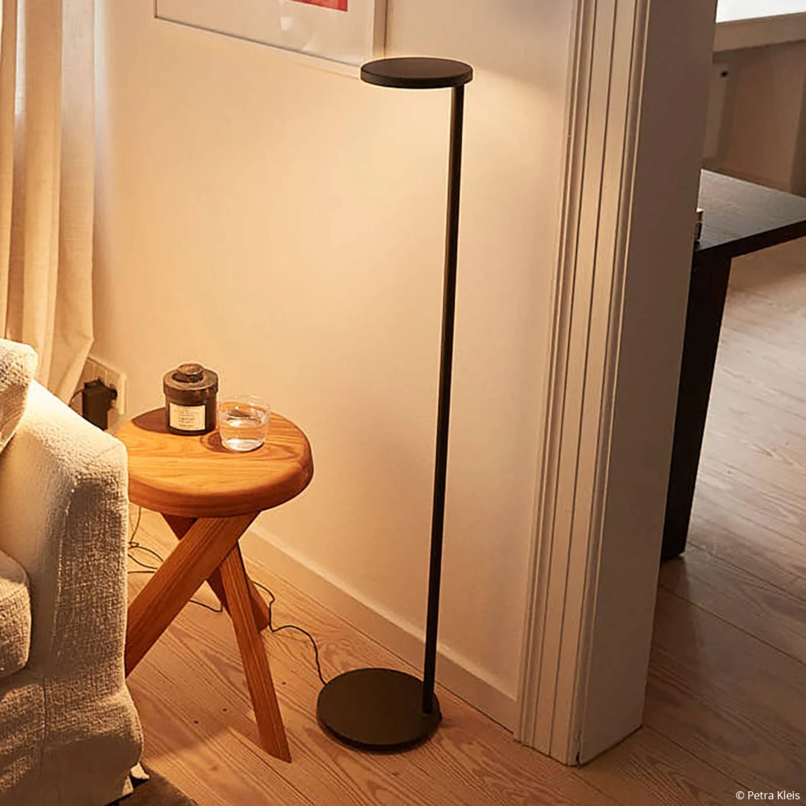 FLOS Oblique Floor LED-Stehleuchte, 927, anthrazit günstig online kaufen