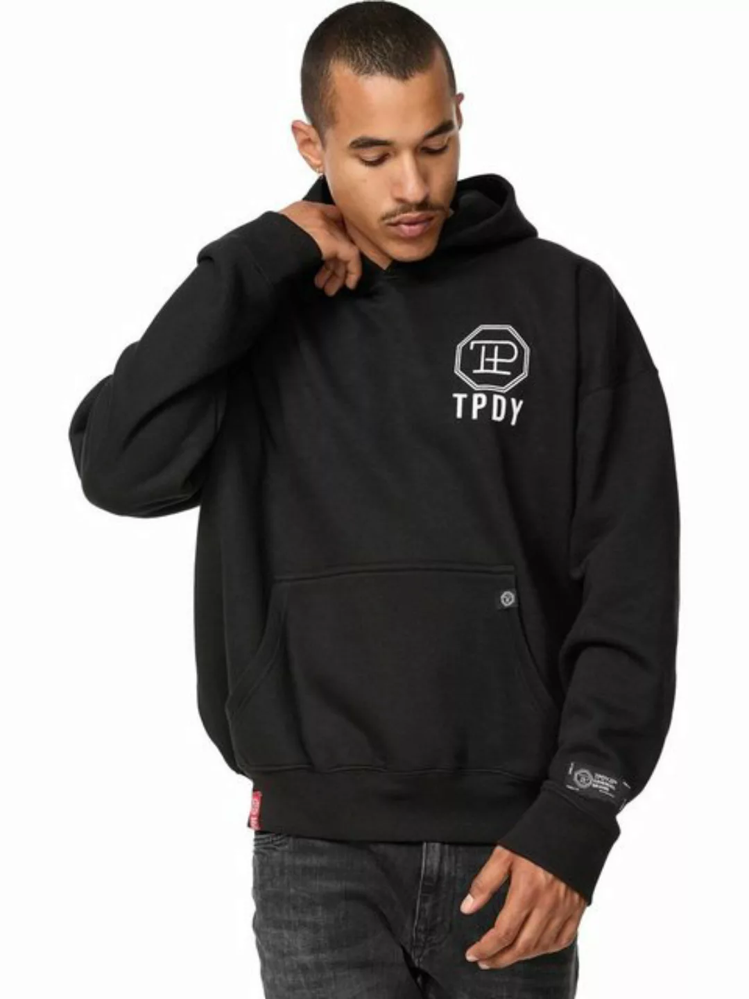 trueprodigy Hoodie Bobby Logoprint Kapuze Kängurutasche günstig online kaufen