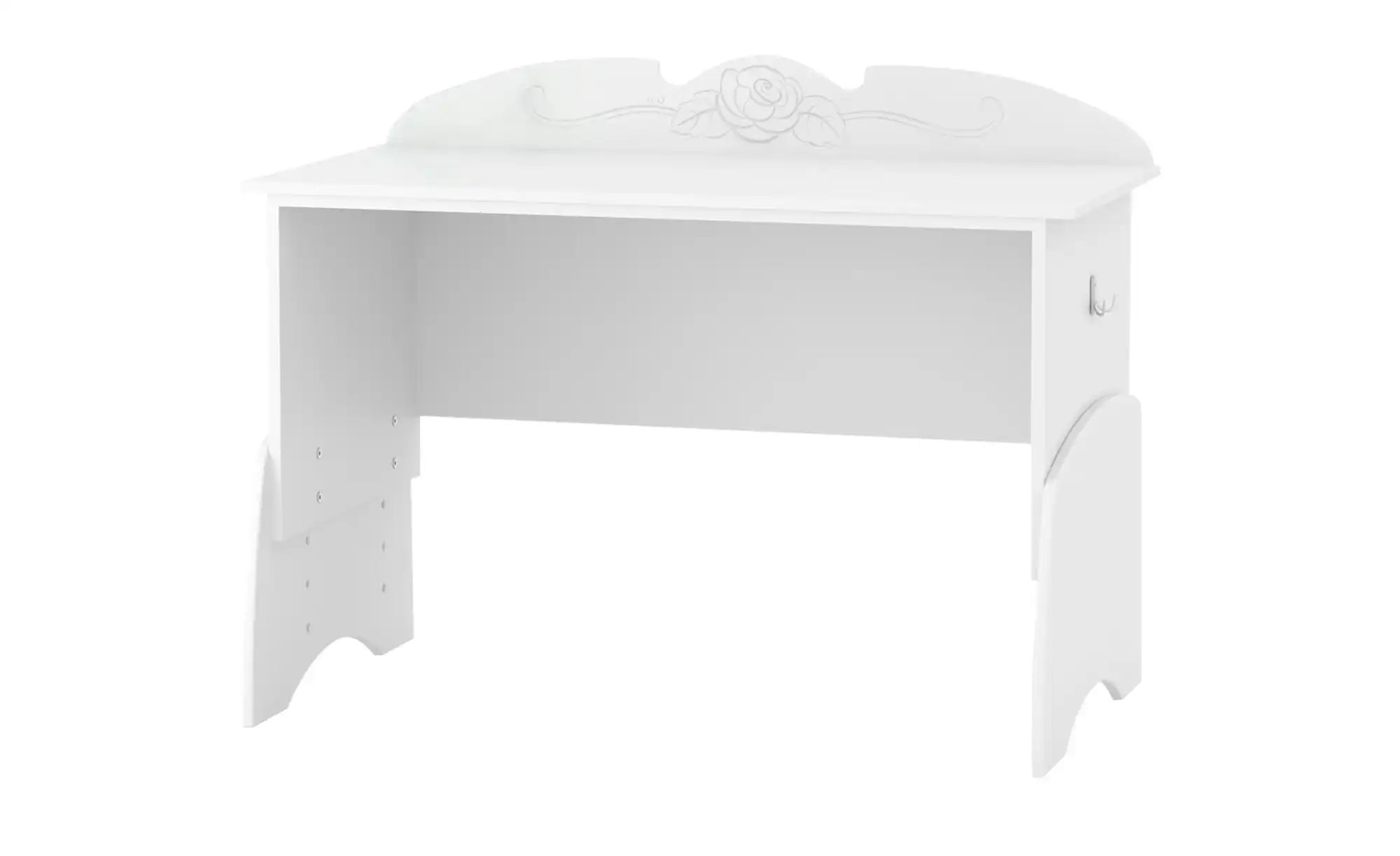 Schreibtisch  Bianco Fiori ¦ weiß ¦ Maße (cm): B: 120 H: 76,6 Kindermöbel > günstig online kaufen