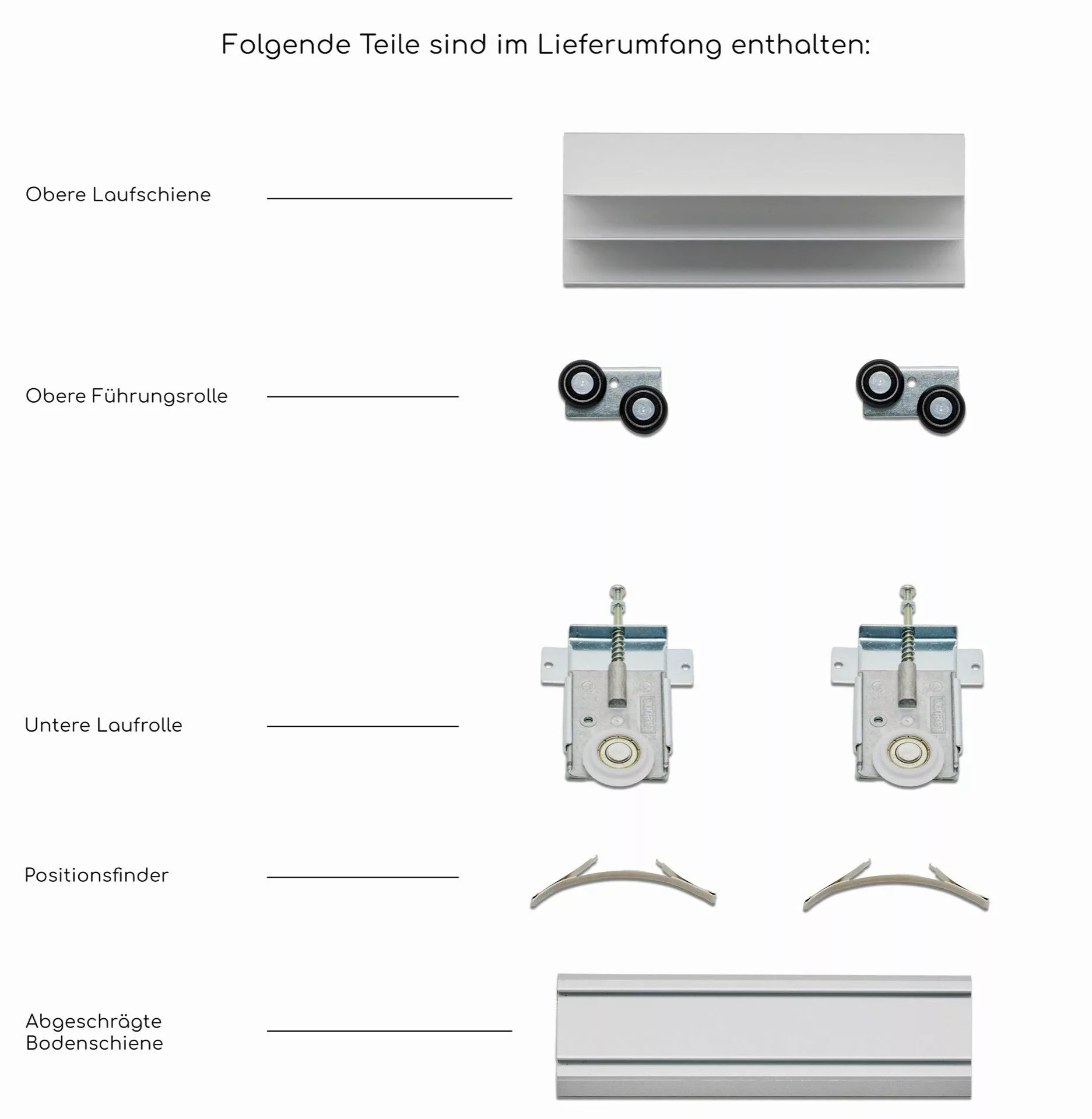 hibitaro Schiebetür Schiebetürbausatz inkl. Rollen für günstig online kaufen