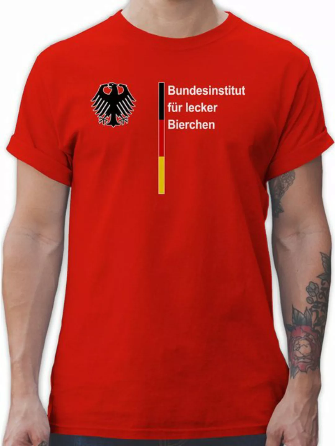 Shirtracer T-Shirt Deutsches Bierinstitut, Leckeres Bier, Malle Partys, Sau günstig online kaufen