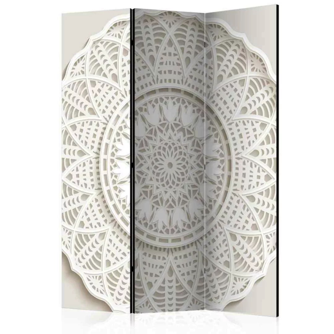 Paravent mit Mandala in Spitzen Optik 135 cm breit günstig online kaufen