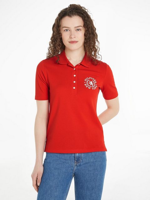 Tommy Hilfiger Poloshirt REG CREST EMB POLO SS mit Logostickerei günstig online kaufen