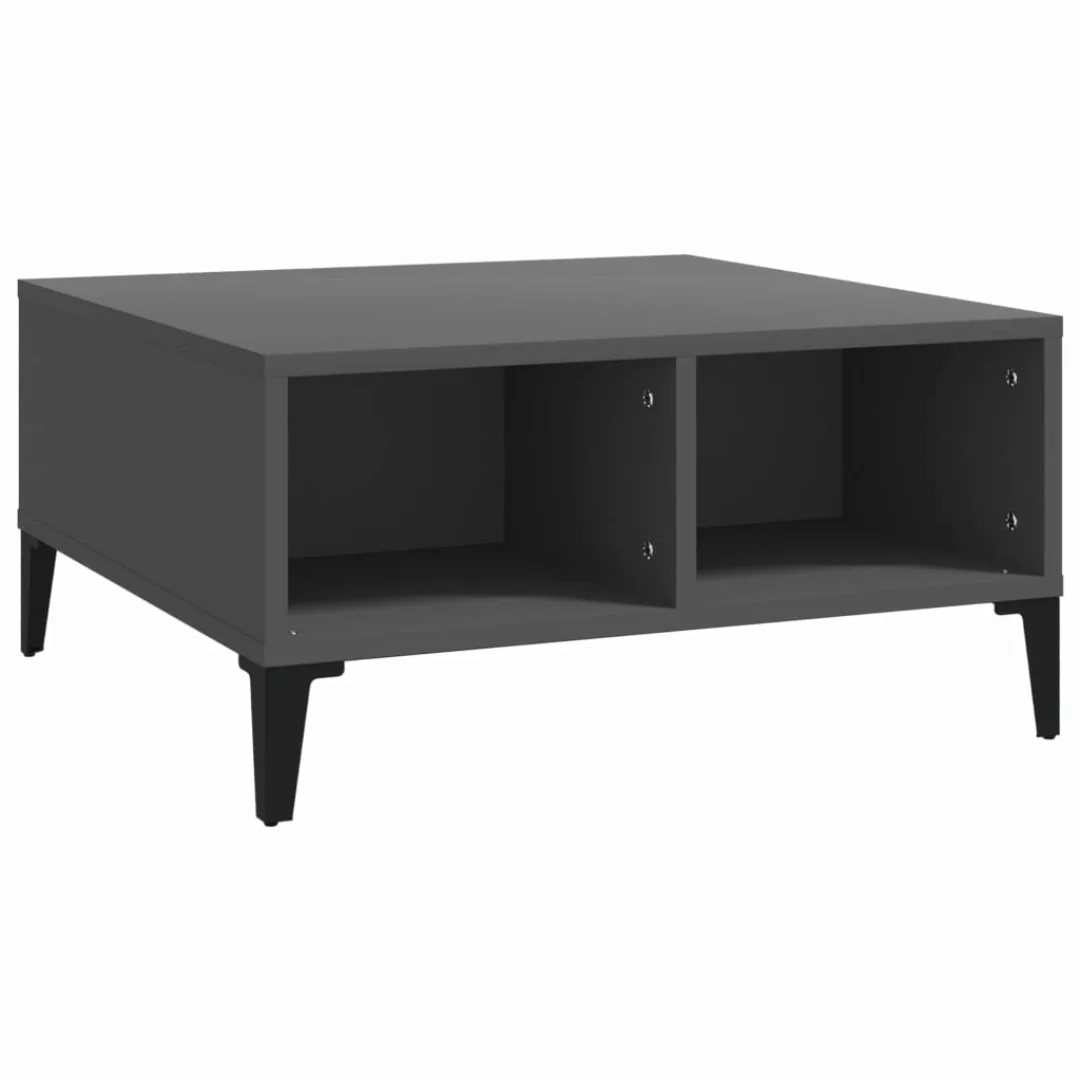 Couchtisch Grau 60x60x30 Cm Spanplatte günstig online kaufen