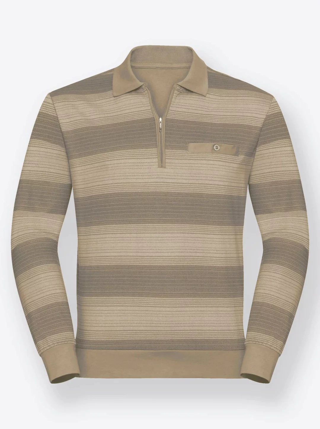 Marco Donati Poloshirt "Langarm-Shirt", (1 tlg.) günstig online kaufen