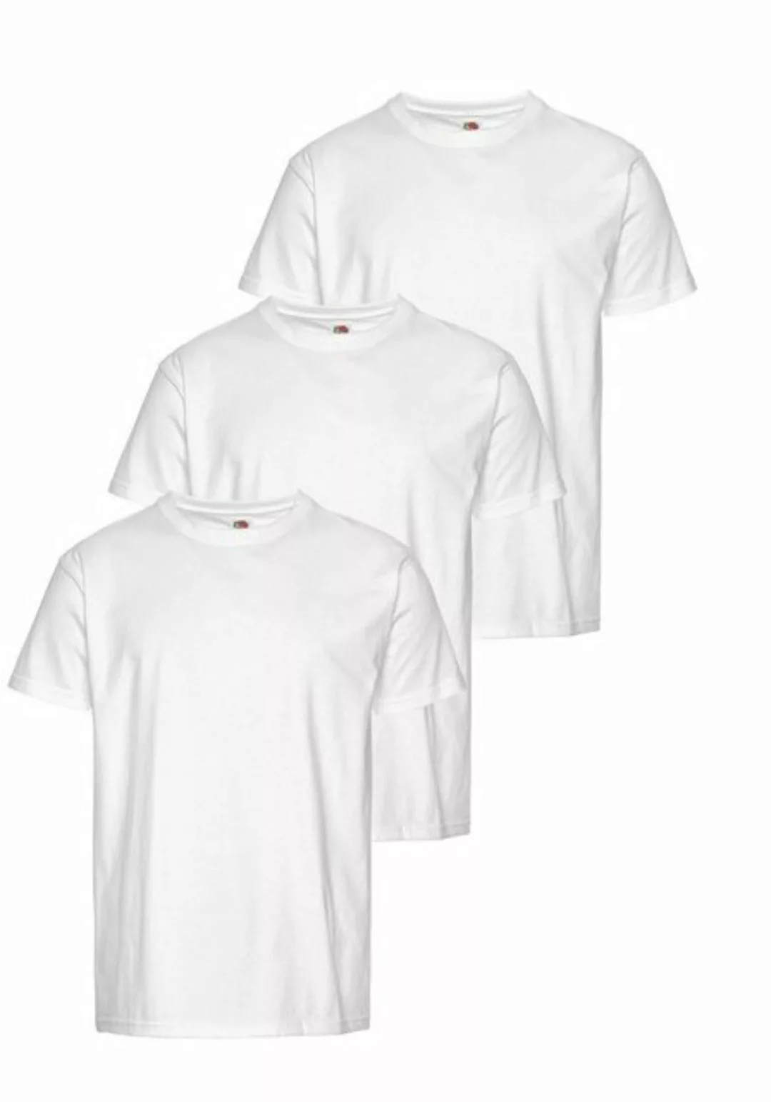 Fruit of the Loom T-Shirt (Packung, 3-tlg) mit Rundhalsausschnitt günstig online kaufen