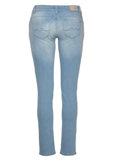 Pepe Jeans Slim-fit-Jeans NEW BROOKE mit 1-Knopf Bund und Reißverschlusstas günstig online kaufen