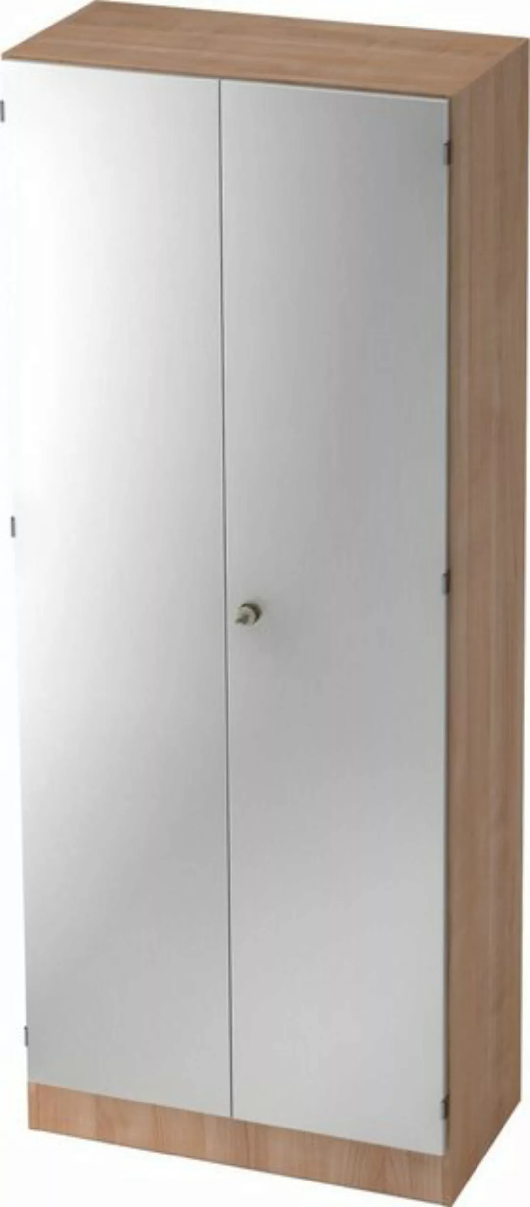 Aktenschrank schrank Solid 5 OH BxTxH 80x42x200,4cm Sockelblende Griff SG N günstig online kaufen