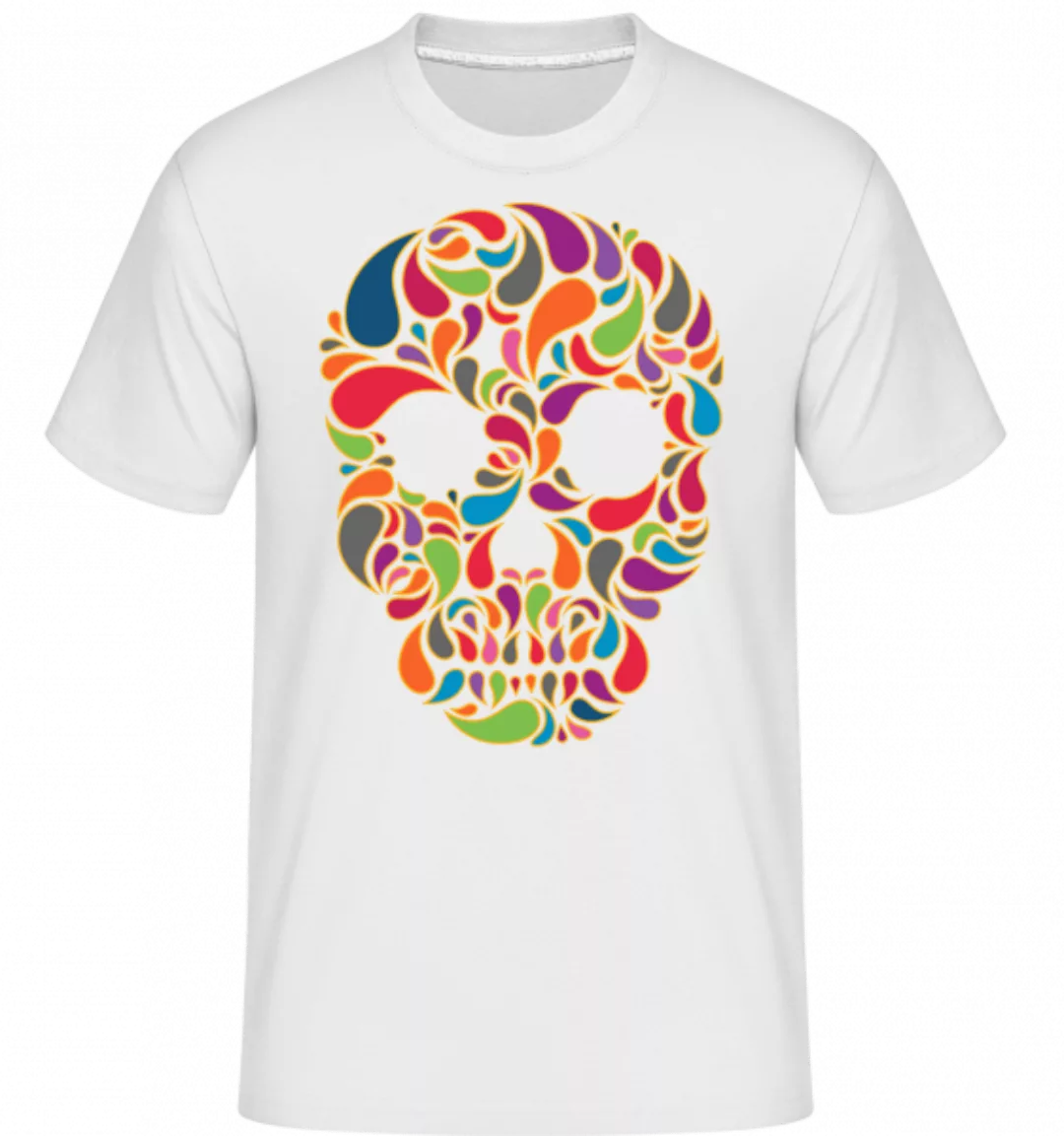 Colorful Skull · Shirtinator Männer T-Shirt günstig online kaufen