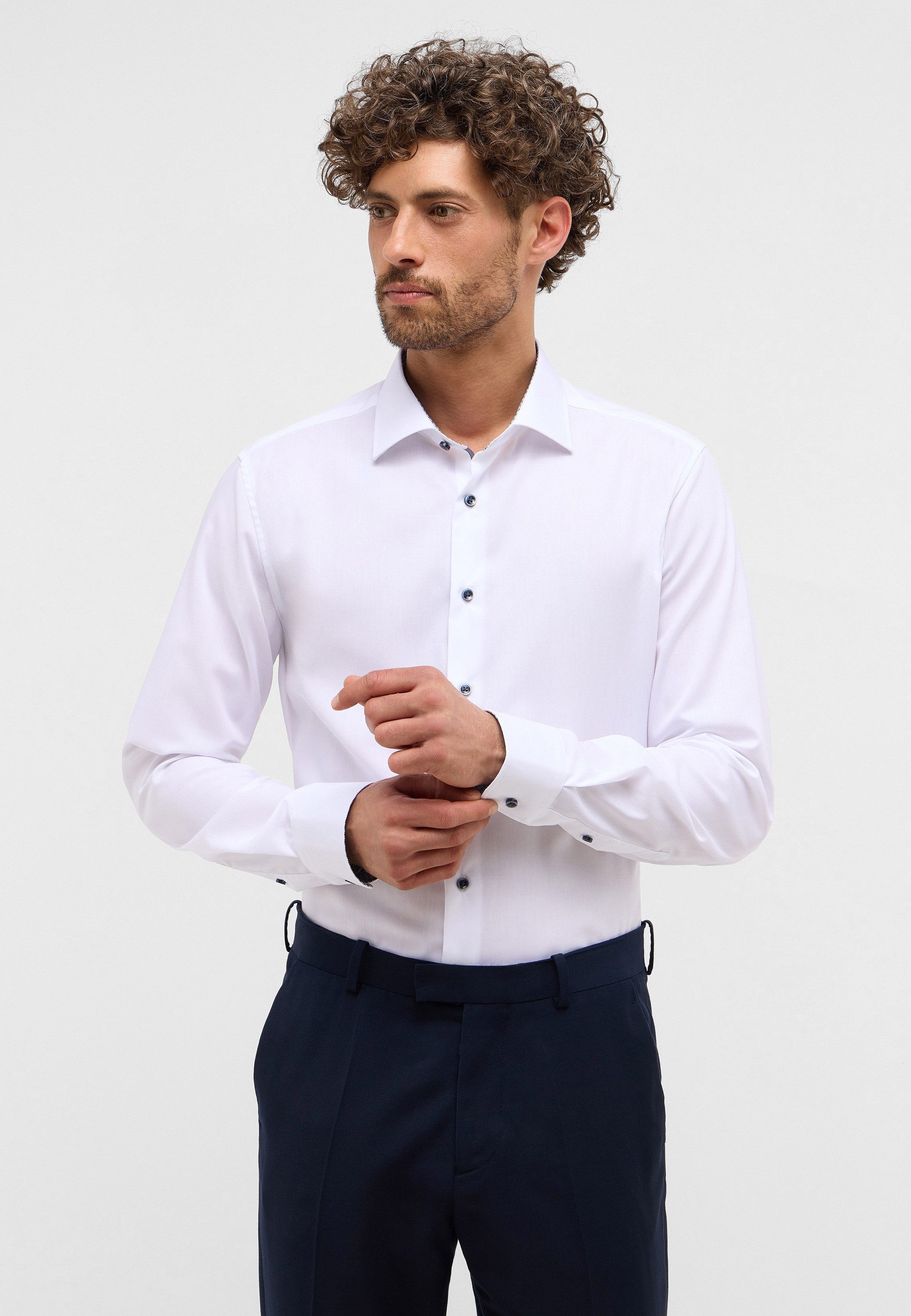 Eterna Langarmhemd "SLIM FIT", NON IRON (bügelfrei) günstig online kaufen