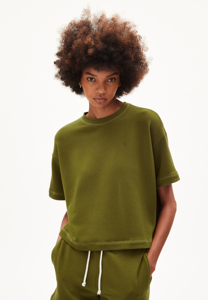 Maarieka - Damen Sweatshirt Aus Bio-baumwoll Mix günstig online kaufen