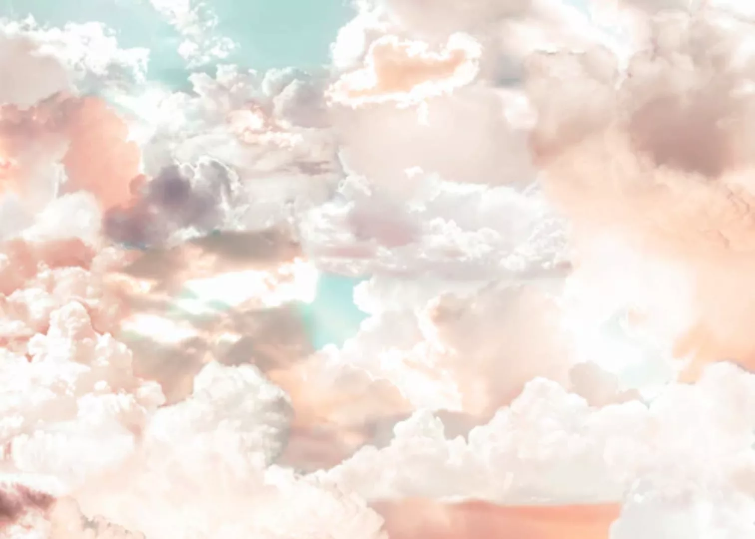 KOMAR Vlies Fototapete - Mellow Clouds  - Größe 350 x 250 cm mehrfarbig günstig online kaufen