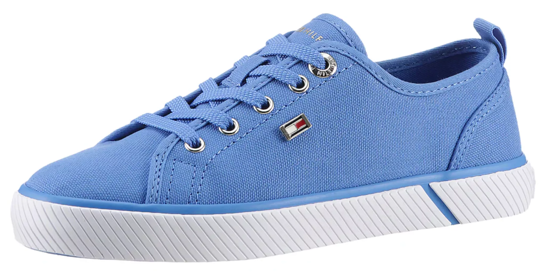 Tommy Hilfiger Plateausneaker "VULC CANVAS SNEAKER", Freizeitschuh, Halbsch günstig online kaufen