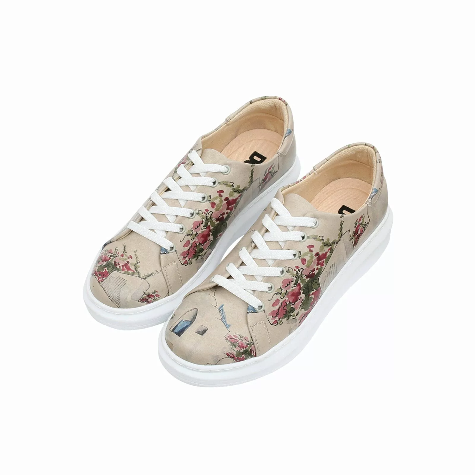 DOGO Plateausneaker "Damen Myra Paperflower Vegan Damen Sneaker / Female", günstig online kaufen