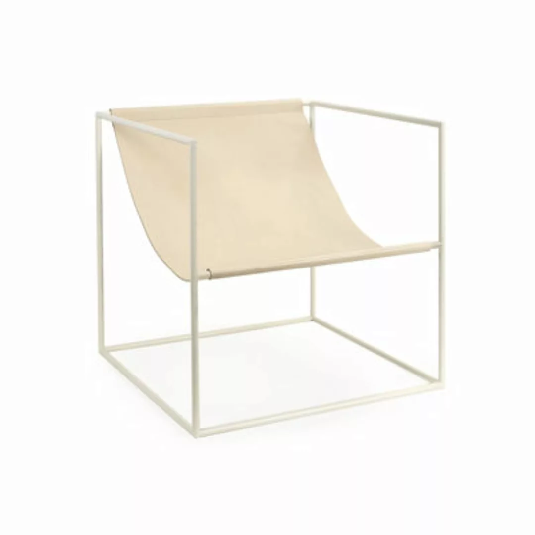 Sessel Solo Seat leder beige / Leder - valerie objects - Beige günstig online kaufen