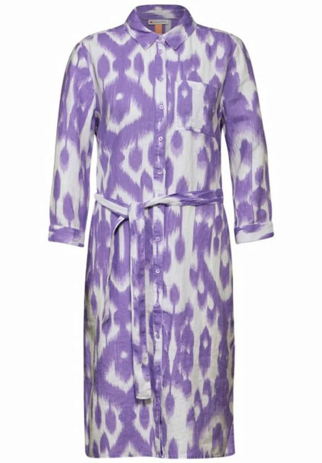 STREET ONE Sommerkleid STREET ONE / Da.Kleid / LS_AOP Linen Shirt Dress günstig online kaufen