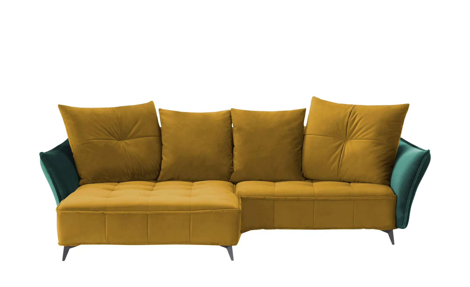 Ecksofa - gelb - 290 cm - 80 cm - 175 cm - Polstermöbel > Sofas > Ecksofas günstig online kaufen