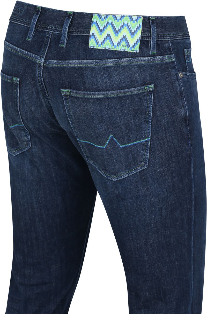 Alberto Jeans Denim Dunkelblau - Größe W 36 - L 32 günstig online kaufen