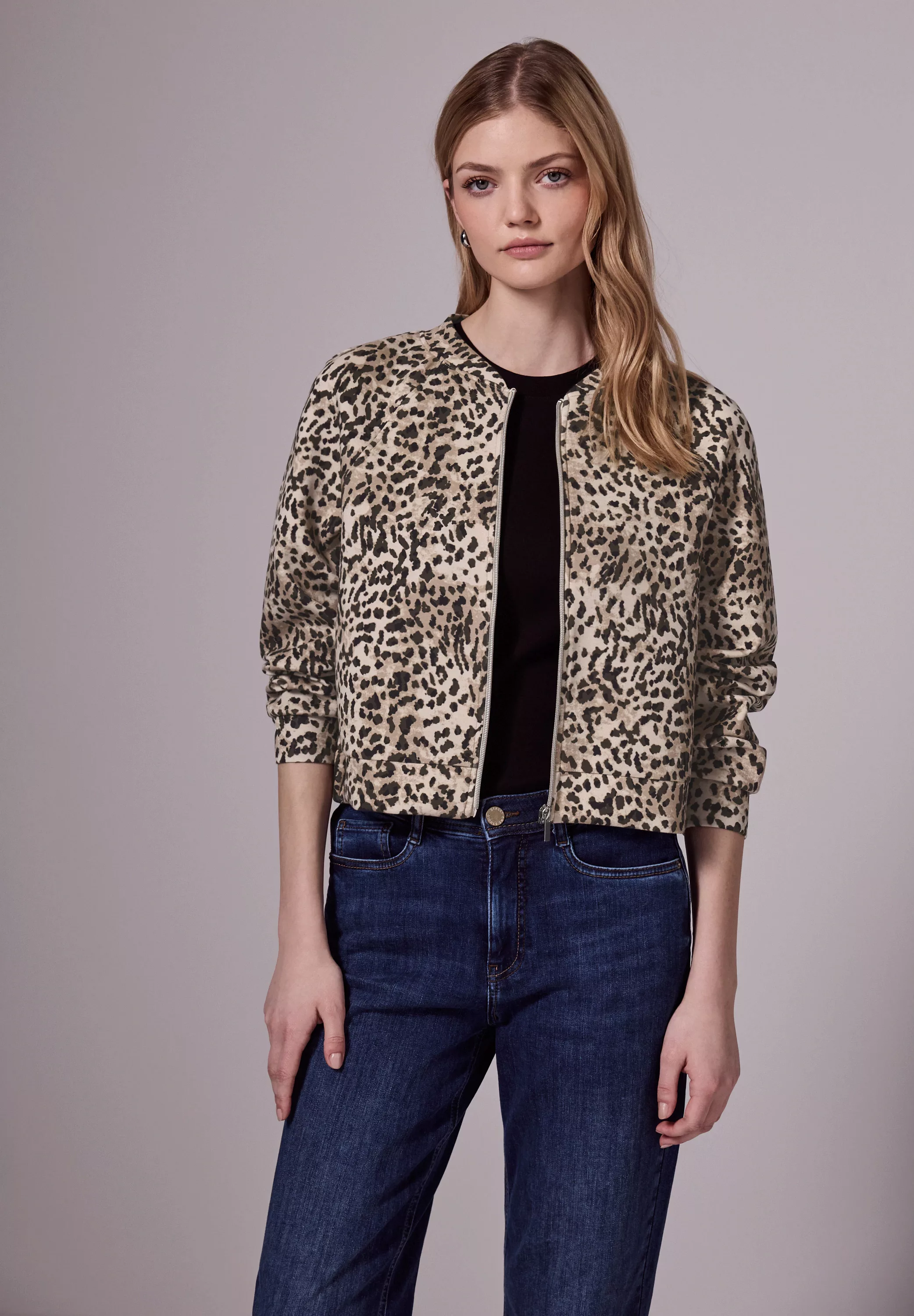 STREET ONE STUDIO Blouson, ohne Kapuze, mit Elastiksaum günstig online kaufen