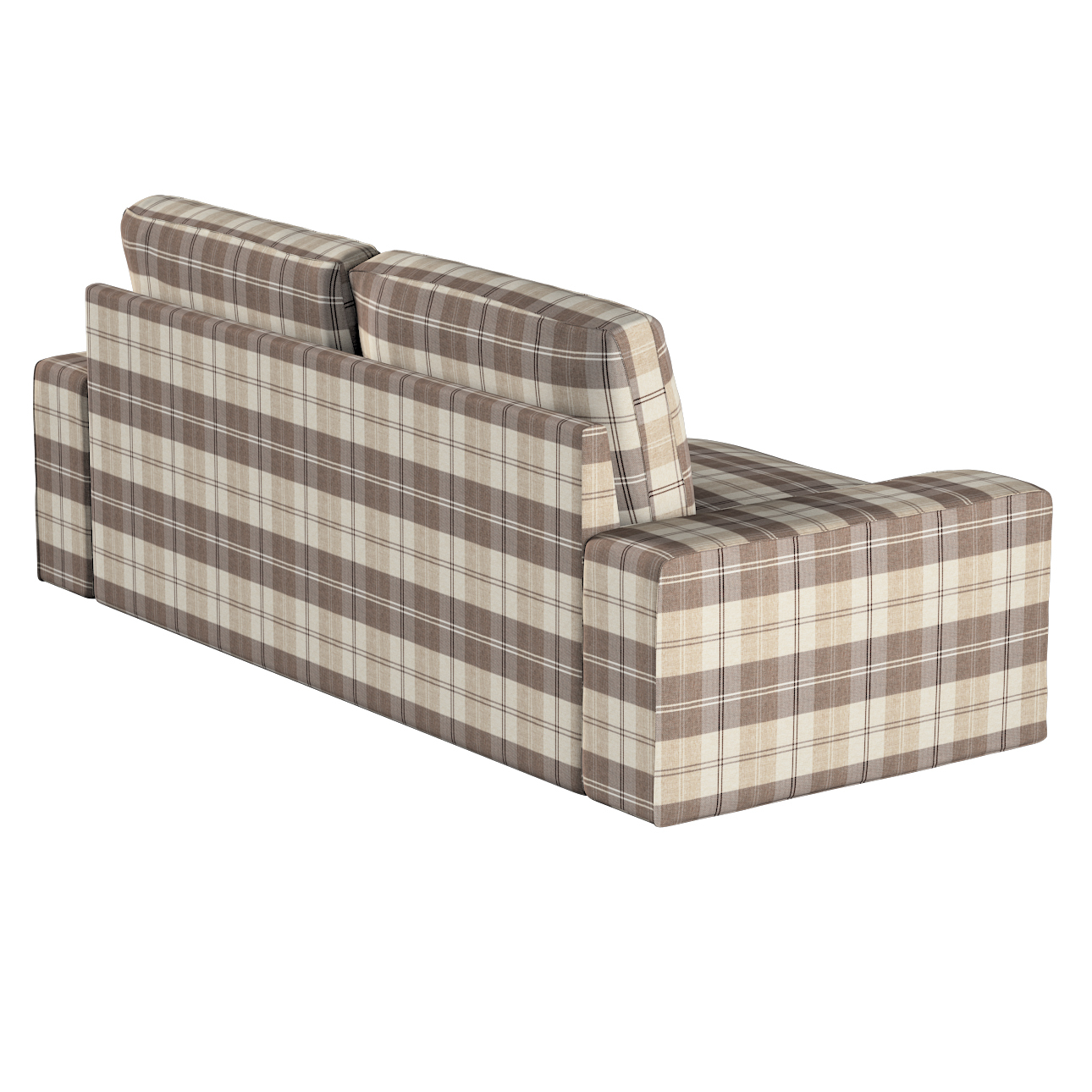 Bezug für Kivik 3-er Bettsofa, braun-beige, Kivik 3-er Bettsofabezug, Edinb günstig online kaufen