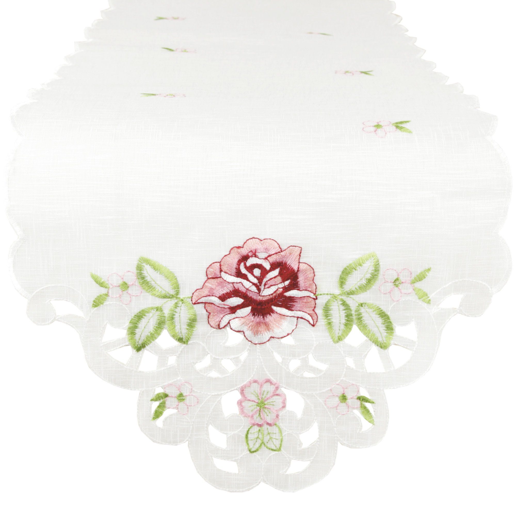 Arsvita Tischläufer bestickt 140x35cm Platzdecke (1-tlg), günstig online kaufen