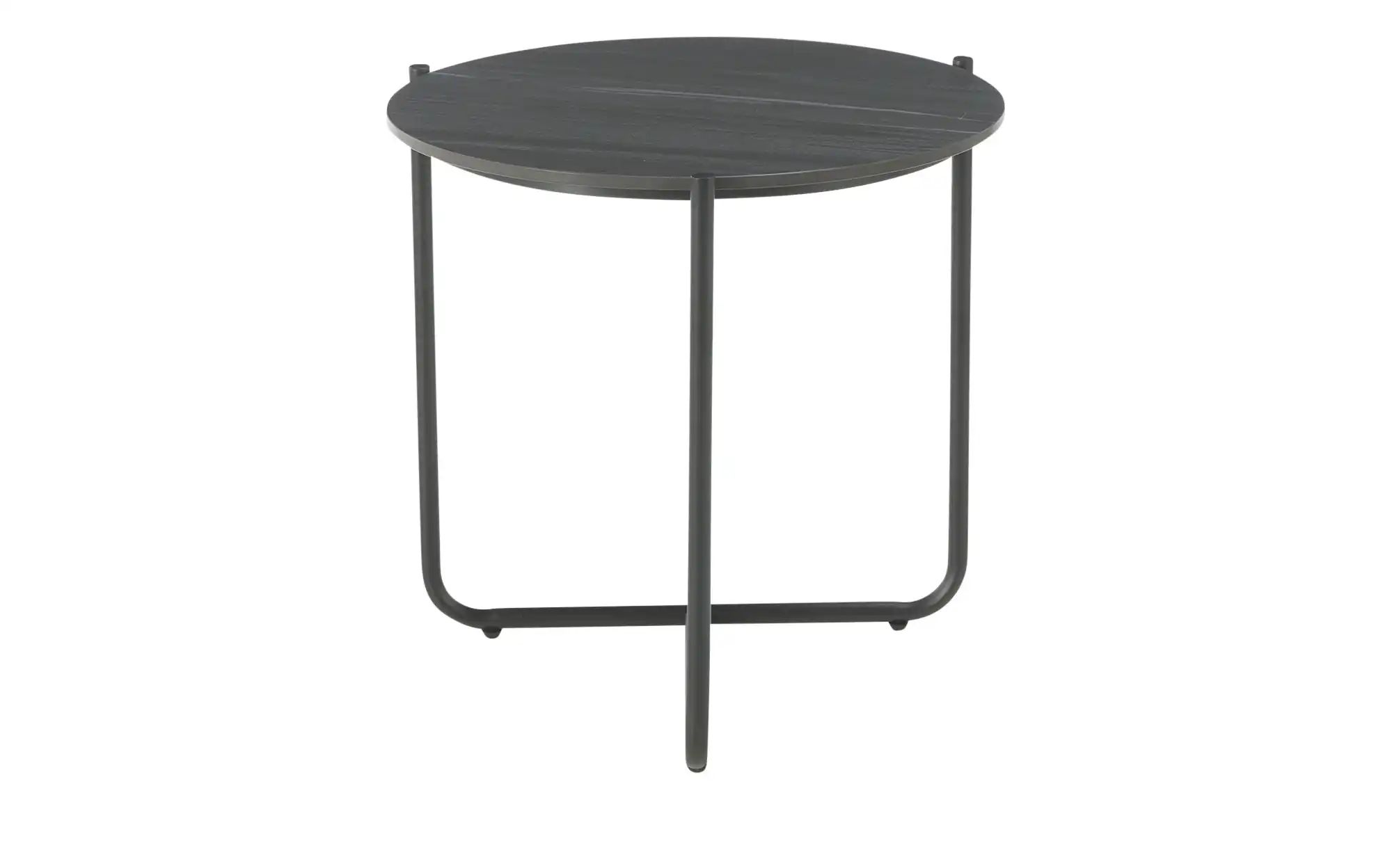 Beistelltisch  Basiluzzo ¦ schwarz ¦ Maße (cm): H: 50  Ø: 50 Tische > Beist günstig online kaufen