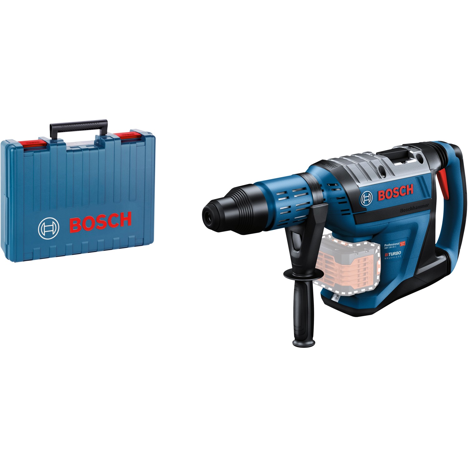 Bosch Professional Akku-Bohrhammer Biturbo GBH 18V-45 C Solo günstig online kaufen
