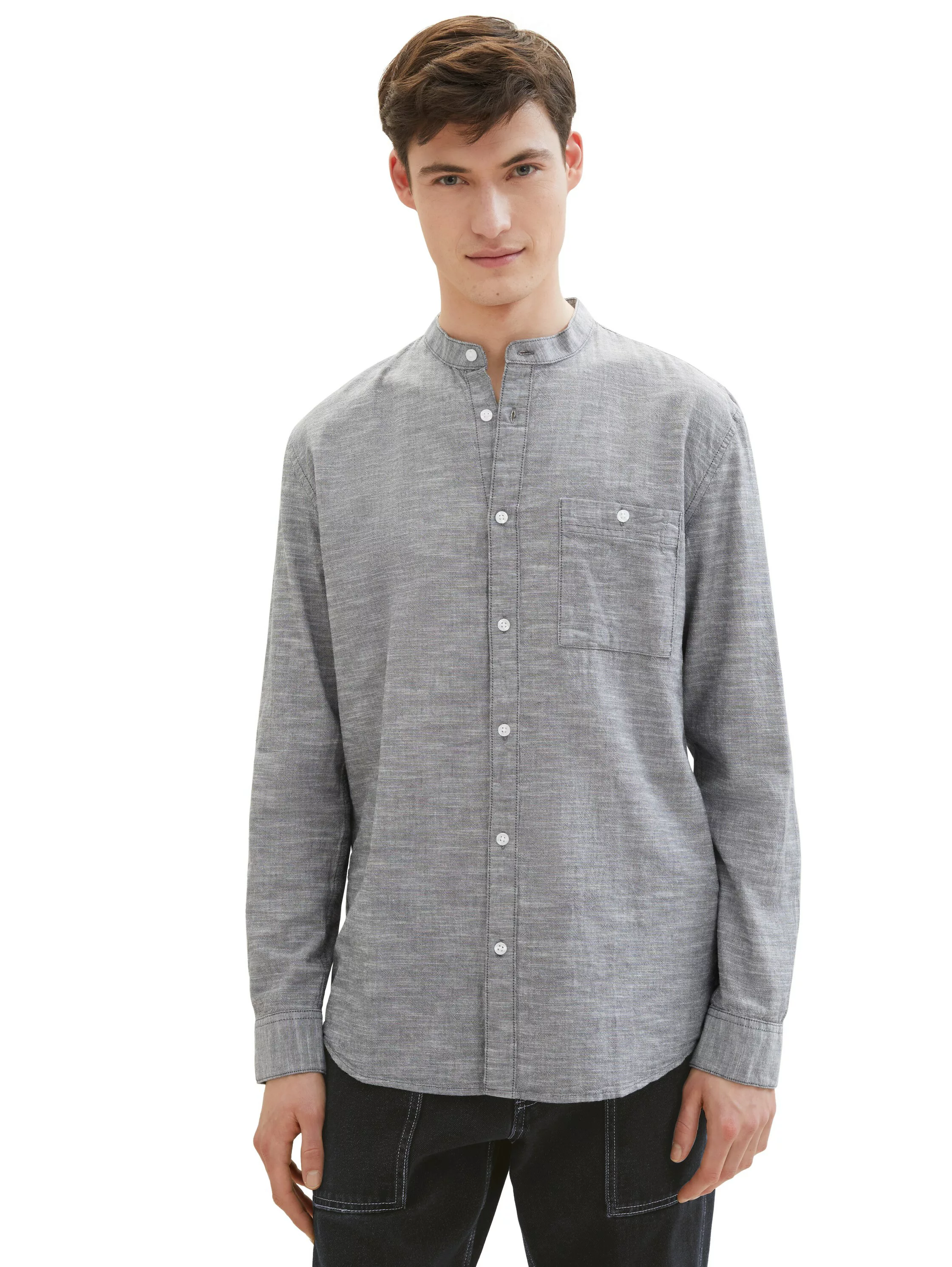 TOM TAILOR Langarmhemd Hemd Langarmhemd (1-tlg) günstig online kaufen