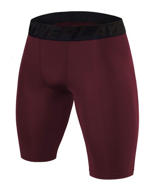 POWERLAYER Funktionsshorts Kompressionsshorts Herren - Cabernet, XL (1-tlg) günstig online kaufen