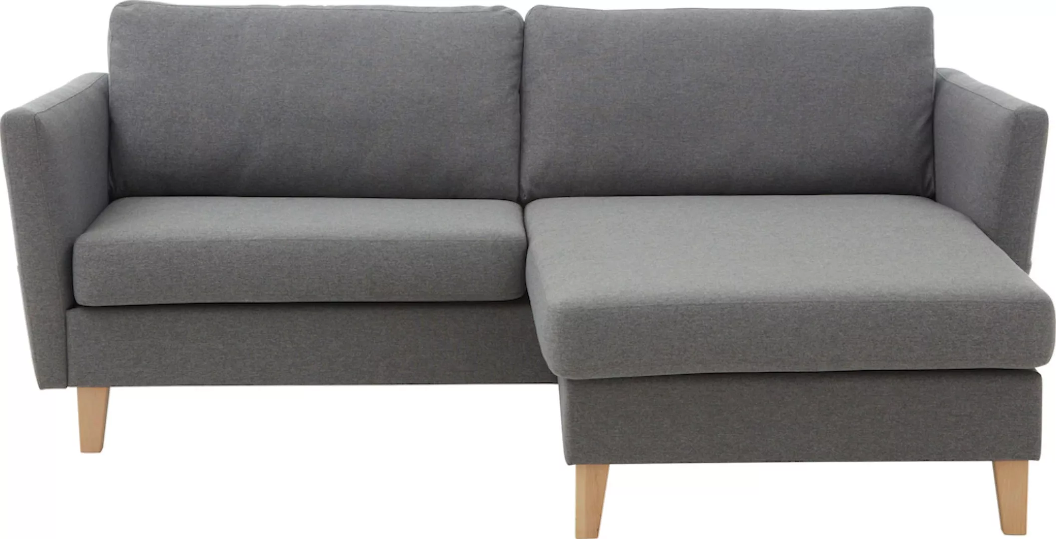 ATLANTIC home collection Ecksofa "Mailo L-Form", mit Seitentaschen, Recamie günstig online kaufen