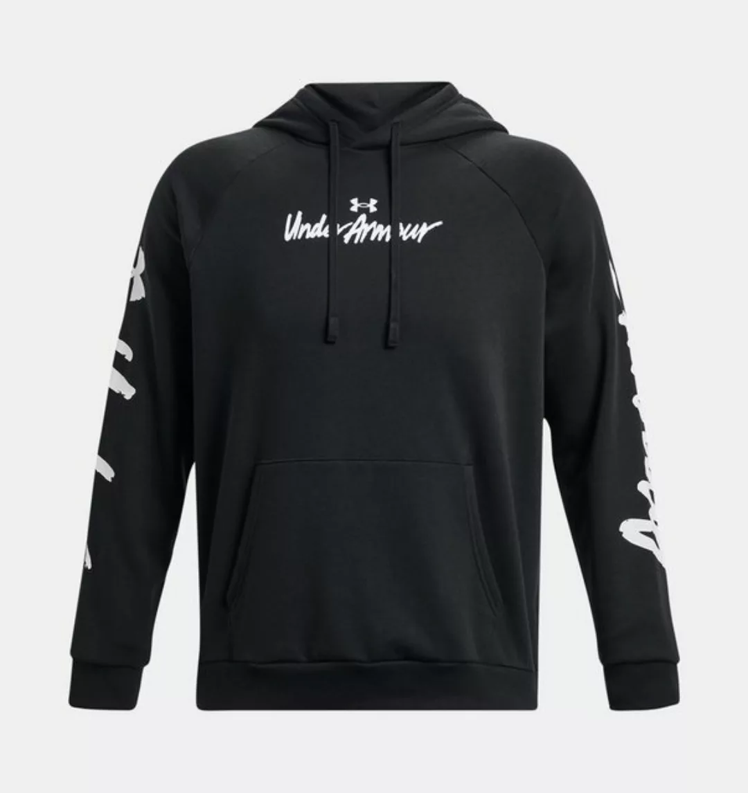 Under Armour® Kapuzensweatshirt UA RIVAL FLEECE GRAPHIC HD BLACK günstig online kaufen