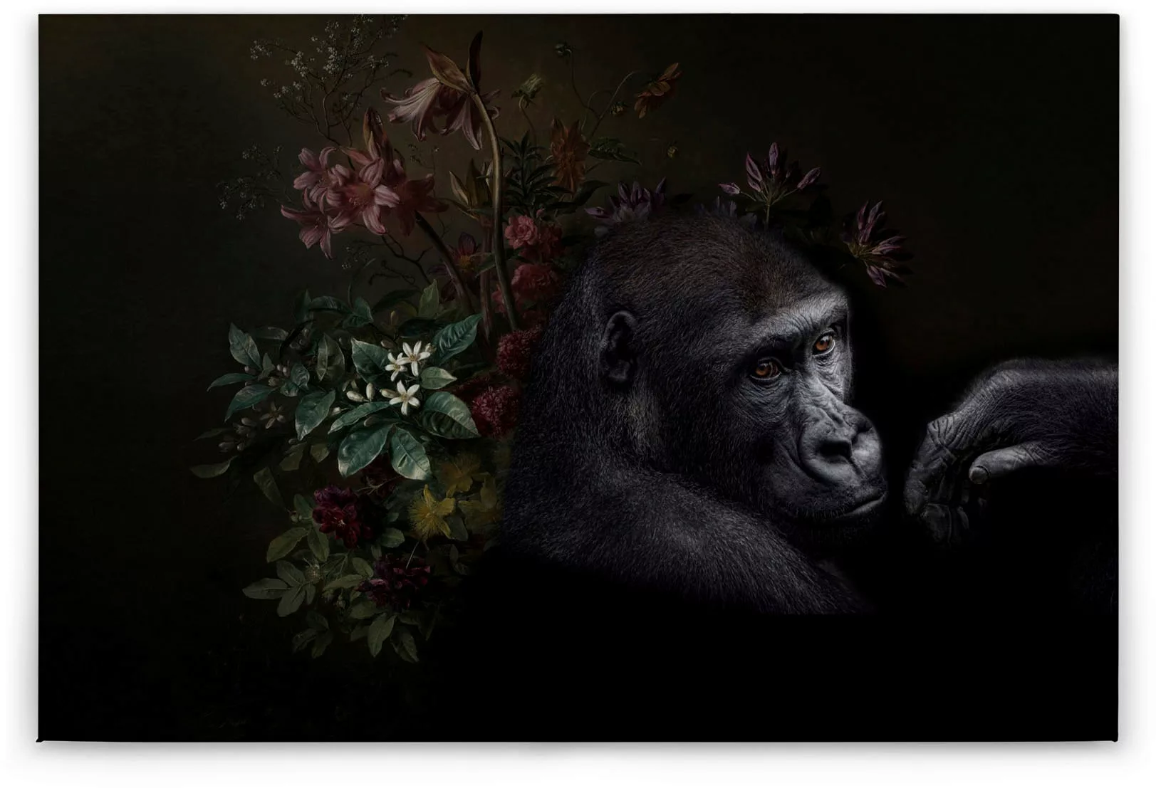 A.S. Création Leinwandbild "wildlife 3", Tiere, (1 St.), Keilrahmen Bild Bl günstig online kaufen