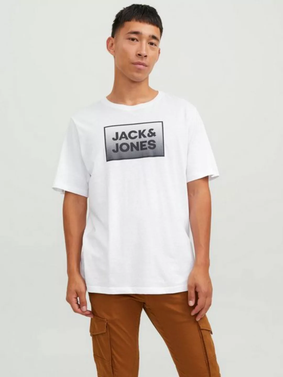 Jack & Jones Kurzarmshirt JJSTEEL TEE SS CREW NECK günstig online kaufen