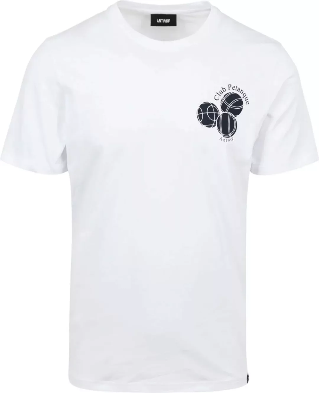 ANTWRP T-Shirt Club Petanque Weiß - Größe S günstig online kaufen