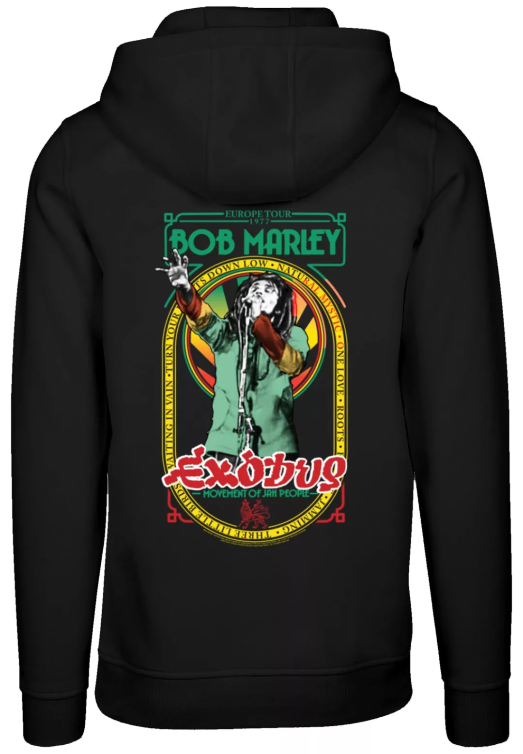 F4NT4STIC Kapuzenpullover "Bob Marley Reggae Music Exodus Singing", Premium günstig online kaufen