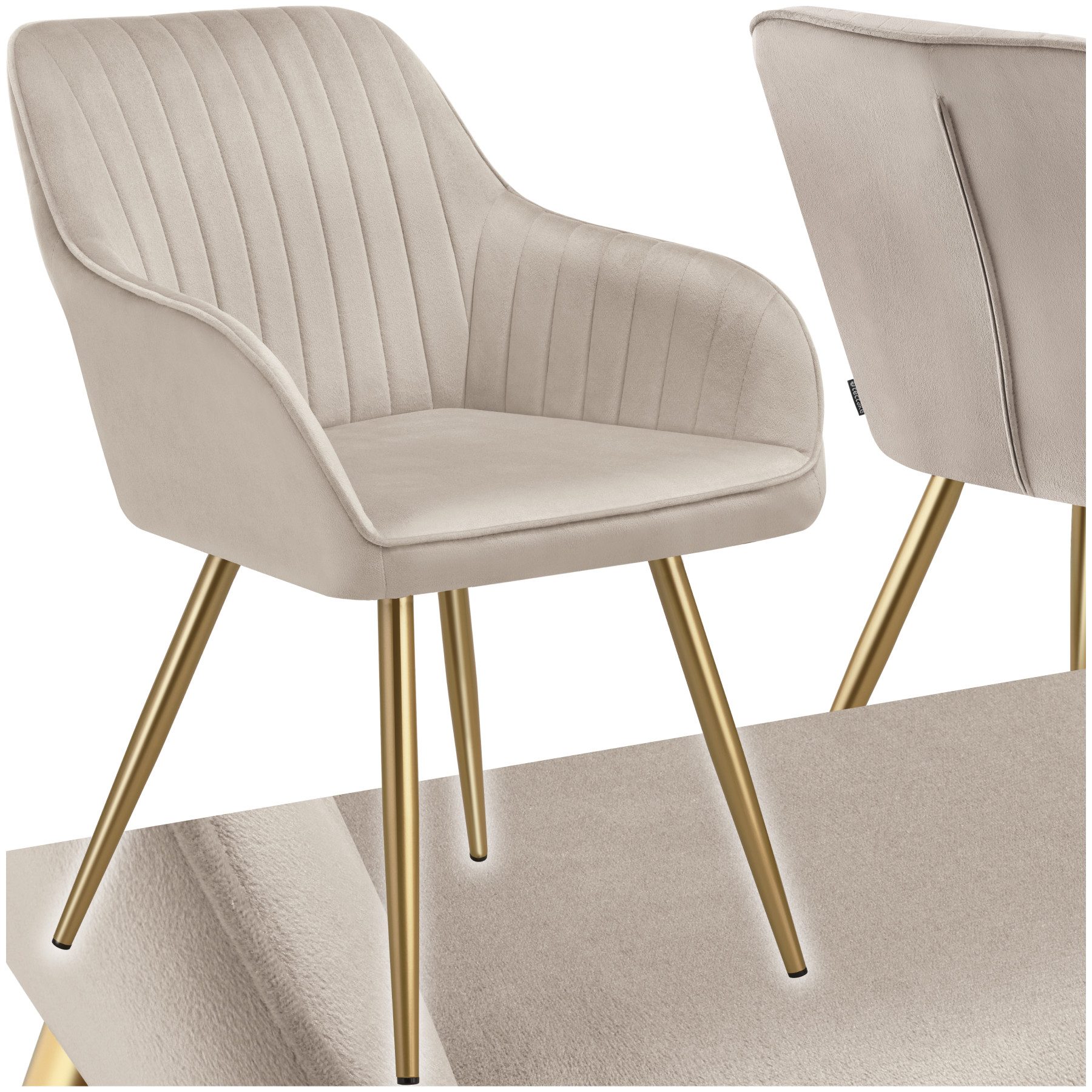 tectake Esszimmerstuhl Marilyn (Set., 1 St), günstig online kaufen
