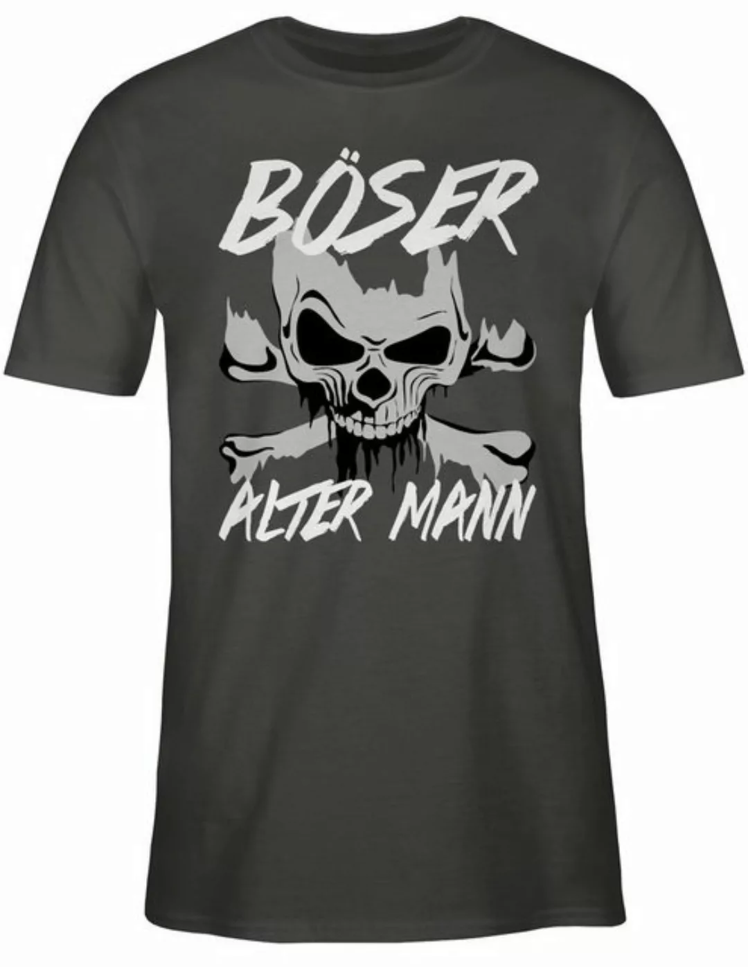 Shirtracer T-Shirt Böser alter Mann Piraten & Totenkopf günstig online kaufen