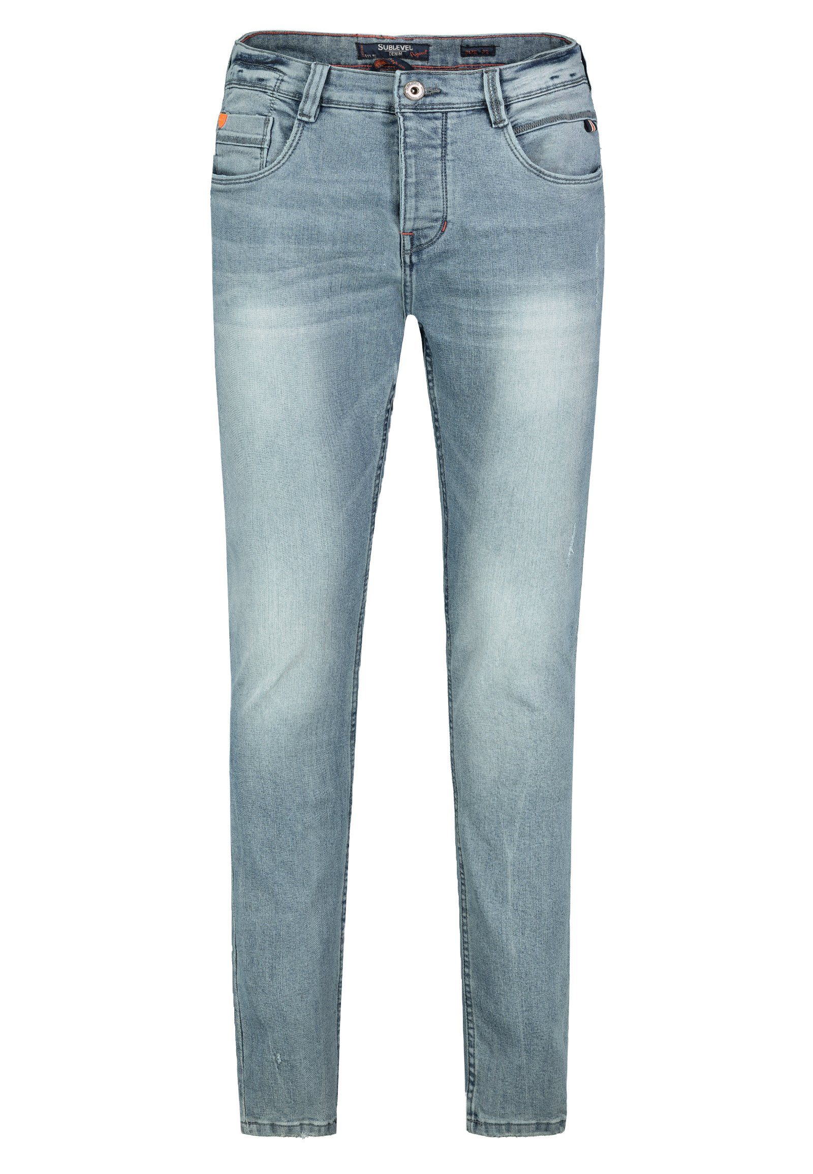 SUBLEVEL Slim-fit-Jeans Sublevel Herren Jeans Hose günstig online kaufen