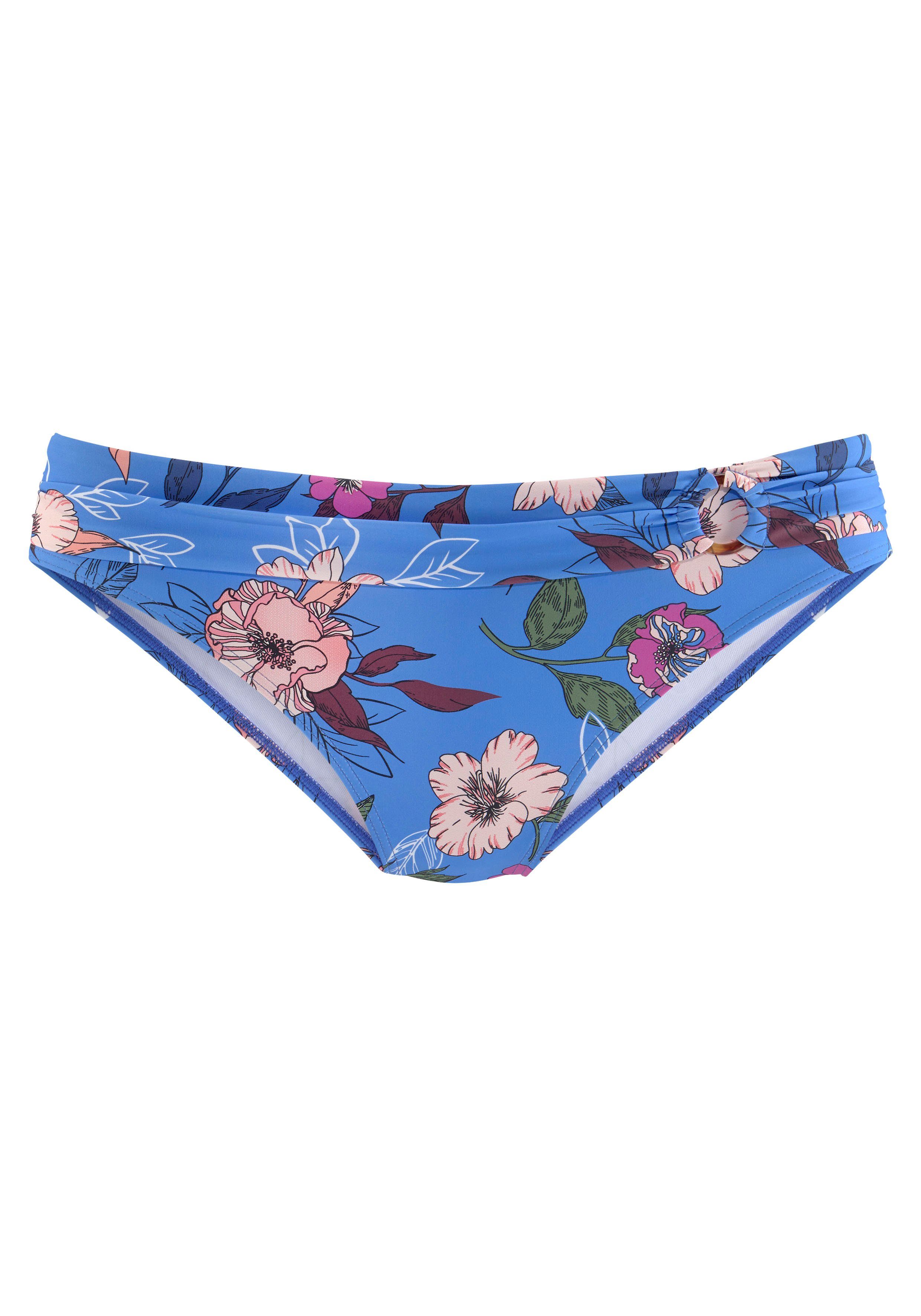 s.Oliver Bikini-Hose Maya mit floralem Design günstig online kaufen