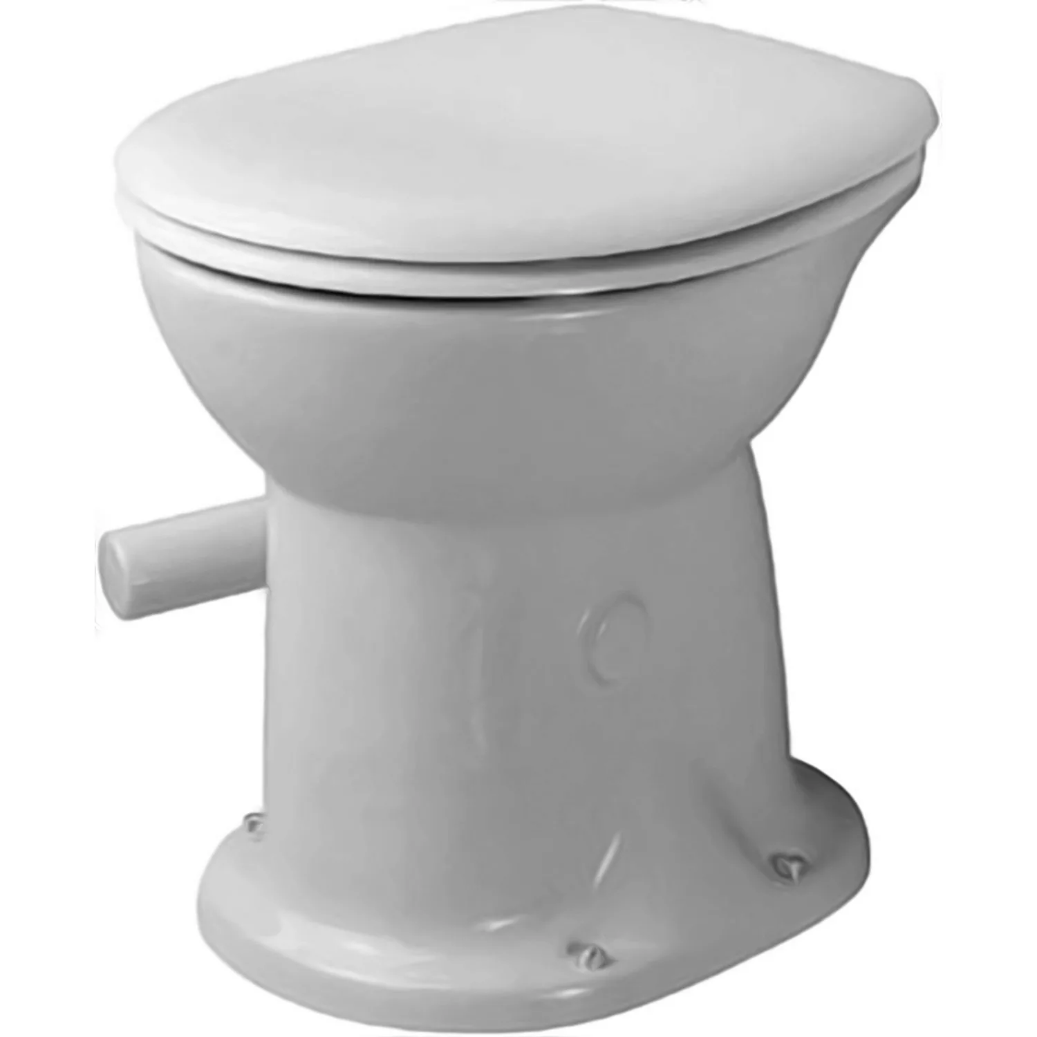 Duravit Stand-WC Duraplus Trockenklosett Weiß ohne WC-Sitz günstig online kaufen