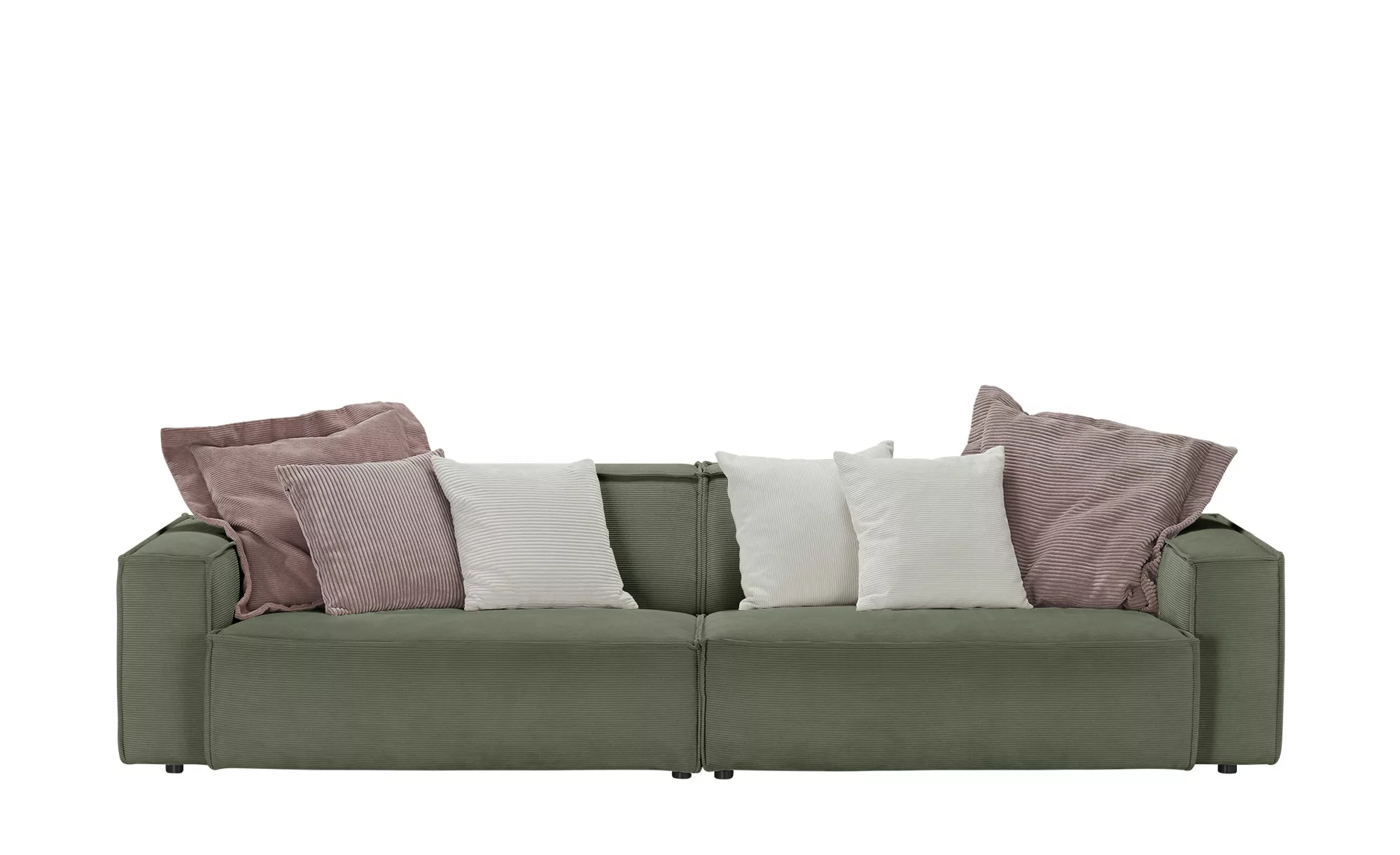 pop Big Sofa Cord Upper East ¦ grün ¦ Maße (cm): B: 296 H: 72 T: 106 Polste günstig online kaufen