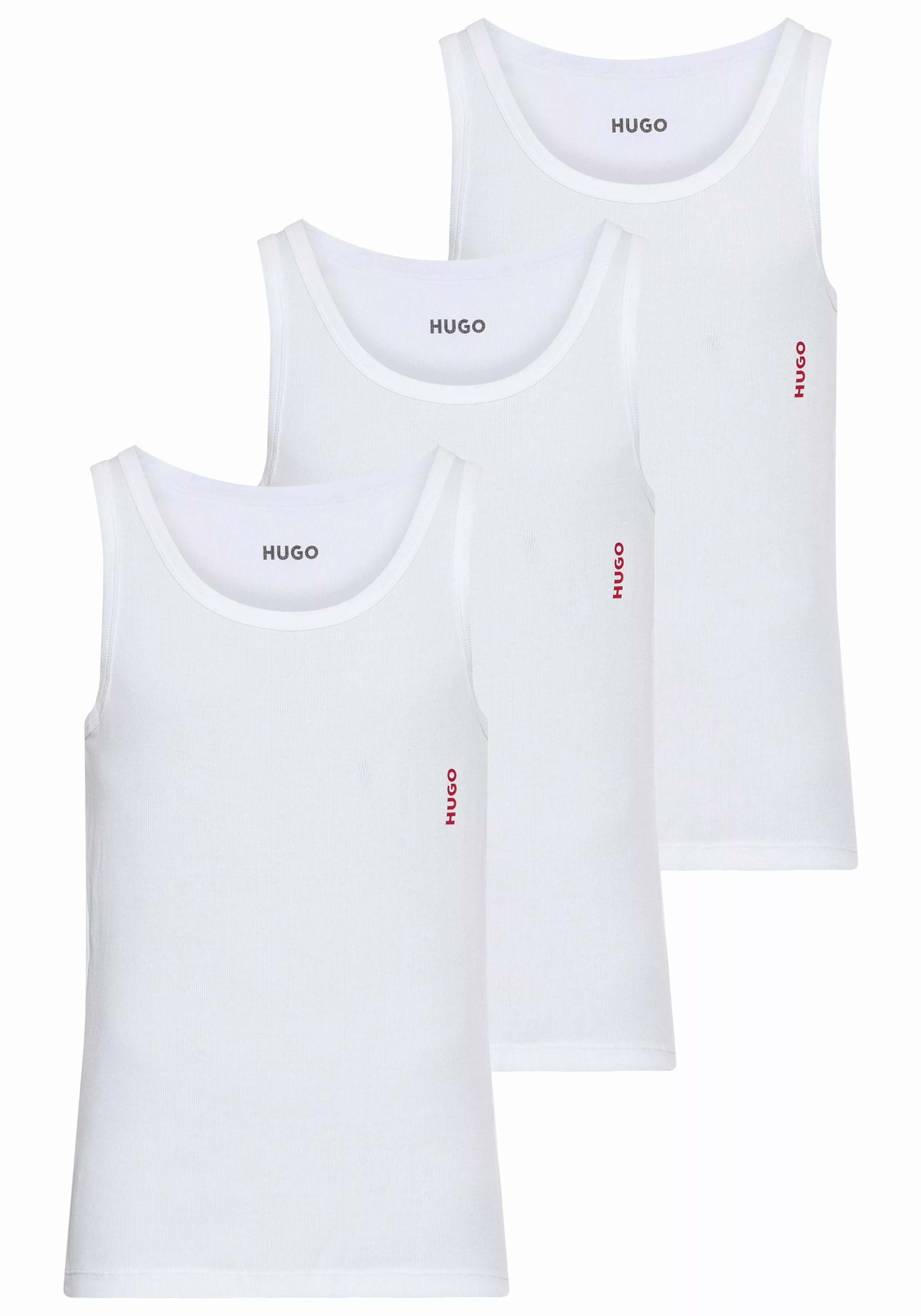 HUGO Ripptanktop (Packung, 3-tlg., 3er) Basic, günstig online kaufen