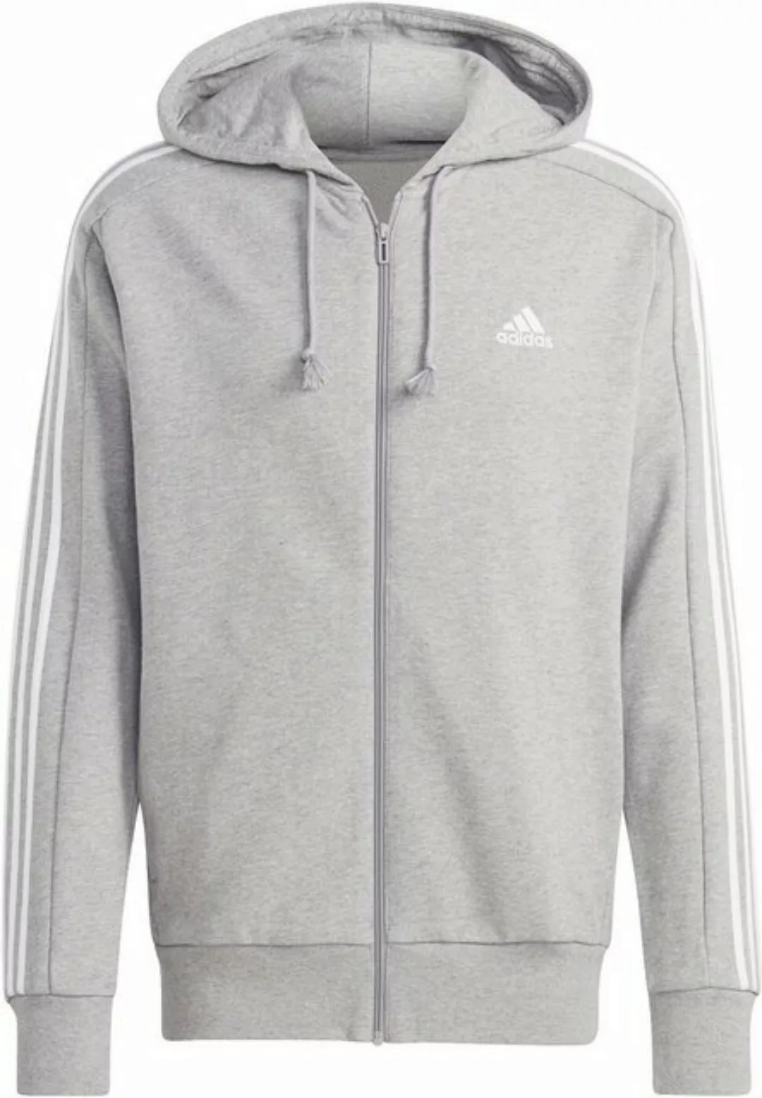 adidas Sportswear Hoodie M 3S FT FZ HD MGREYH/WHITE günstig online kaufen