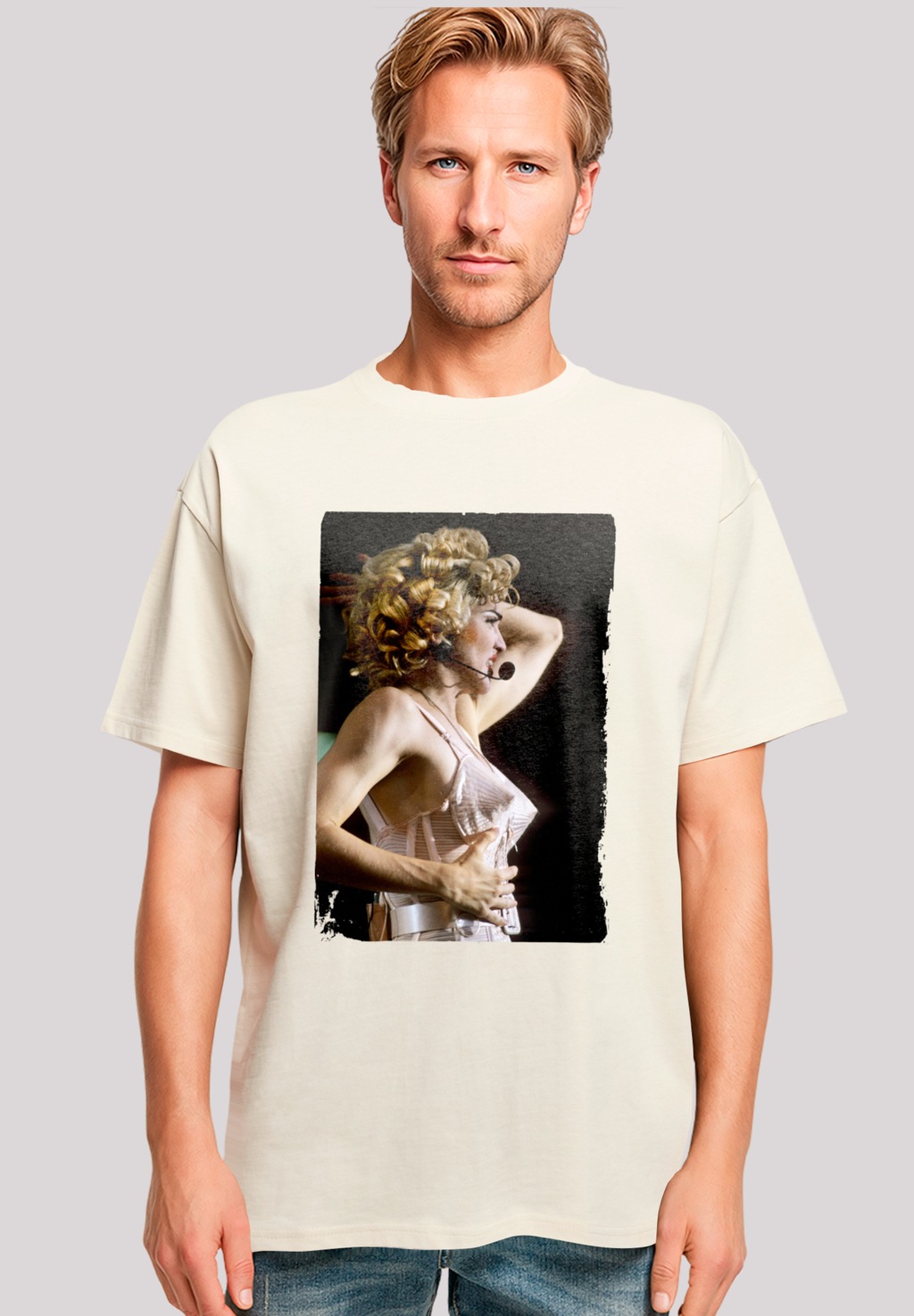 F4NT4STIC T-Shirt "Madonna Live At Wembley 1990 By Stephen Wright", Premium günstig online kaufen
