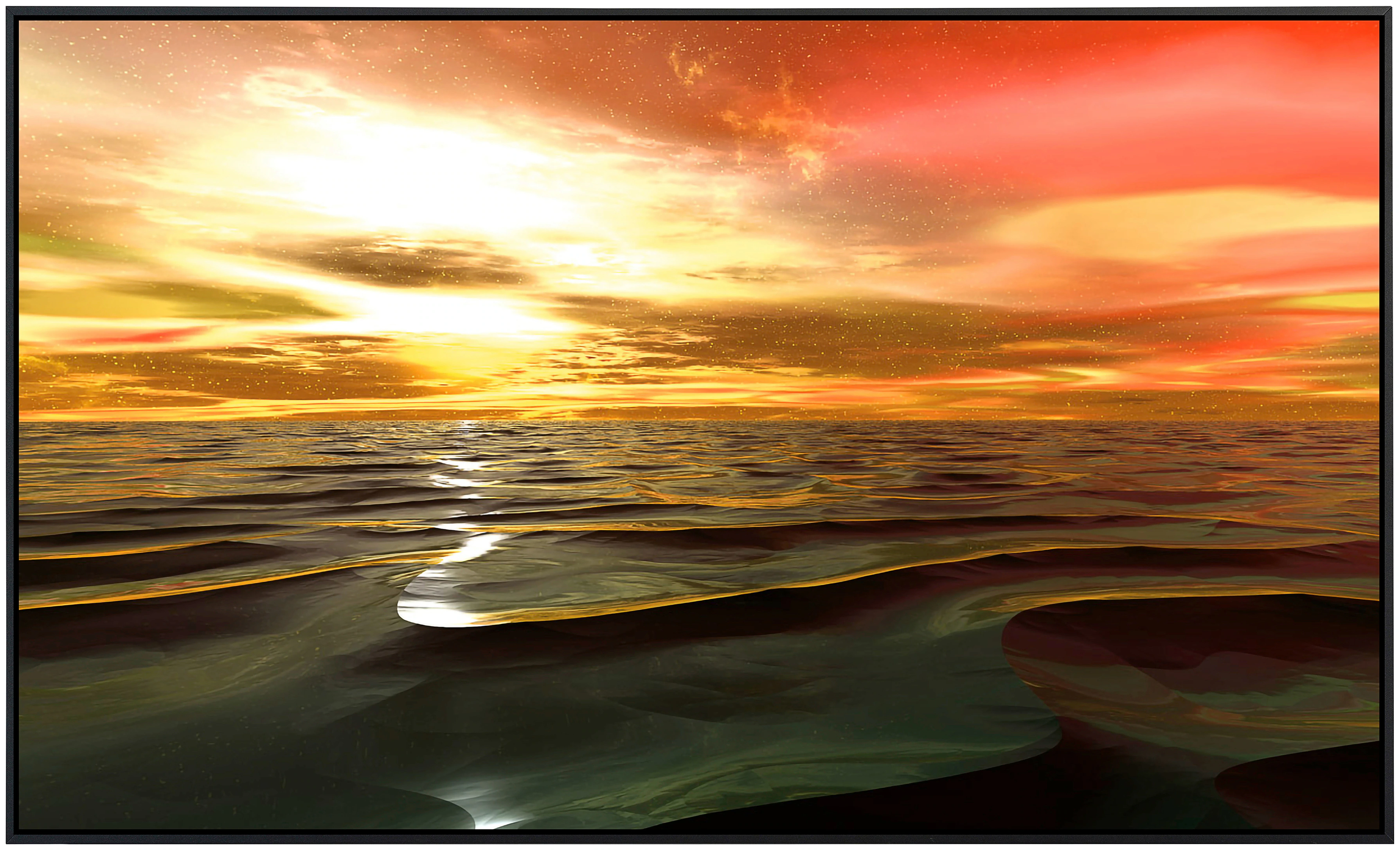 Papermoon Infrarotheizung »Meer bei Sonnenuntergang«, sehr angenehme Strahl günstig online kaufen