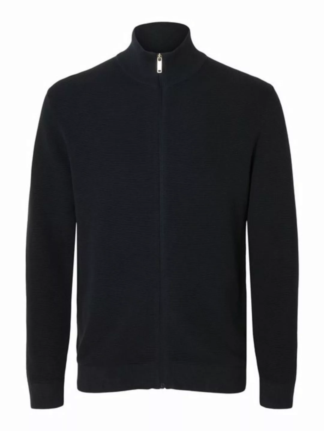 SELECTED HOMME Strickpullover SLHROSS LS KNIT STRUCTURE FULL ZIP NOOS günstig online kaufen